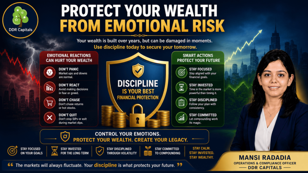 Checklist showing practical steps investors can take to reduce emotional risk and improve long-term investment outcomes.