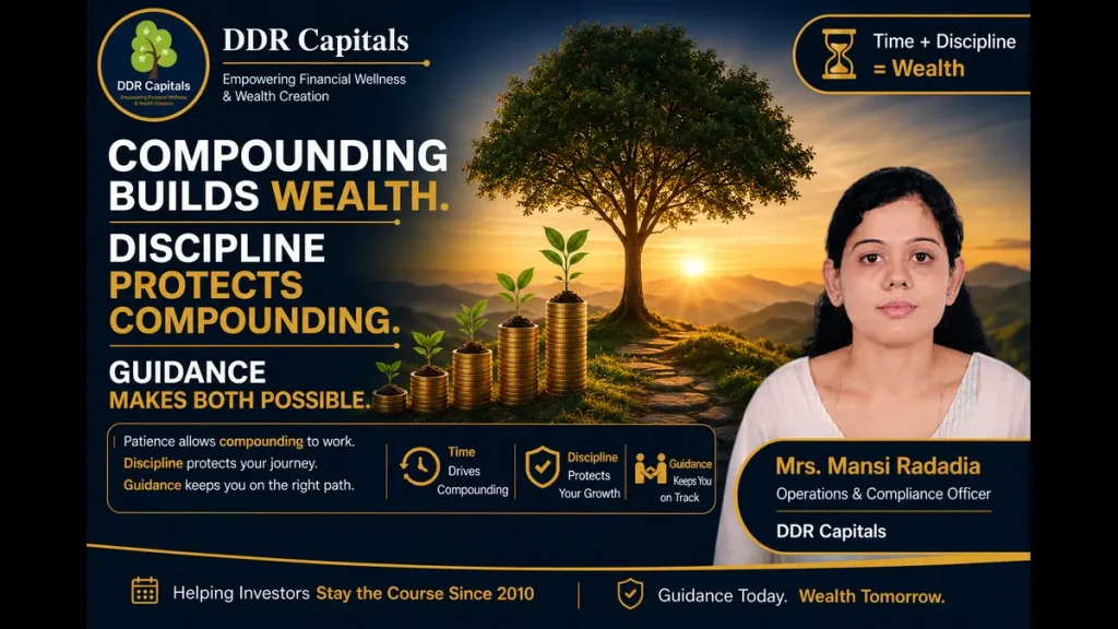 Power of Compounding in Investing - Time and discipline help build long-term wealth through consistent investing.