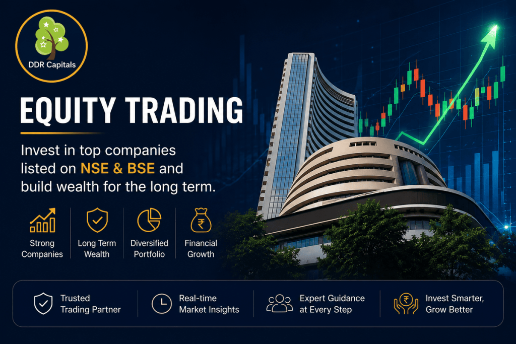 Equity Trading Services in Vadodara through DDR Capitals and Aditya Birla Money Limited