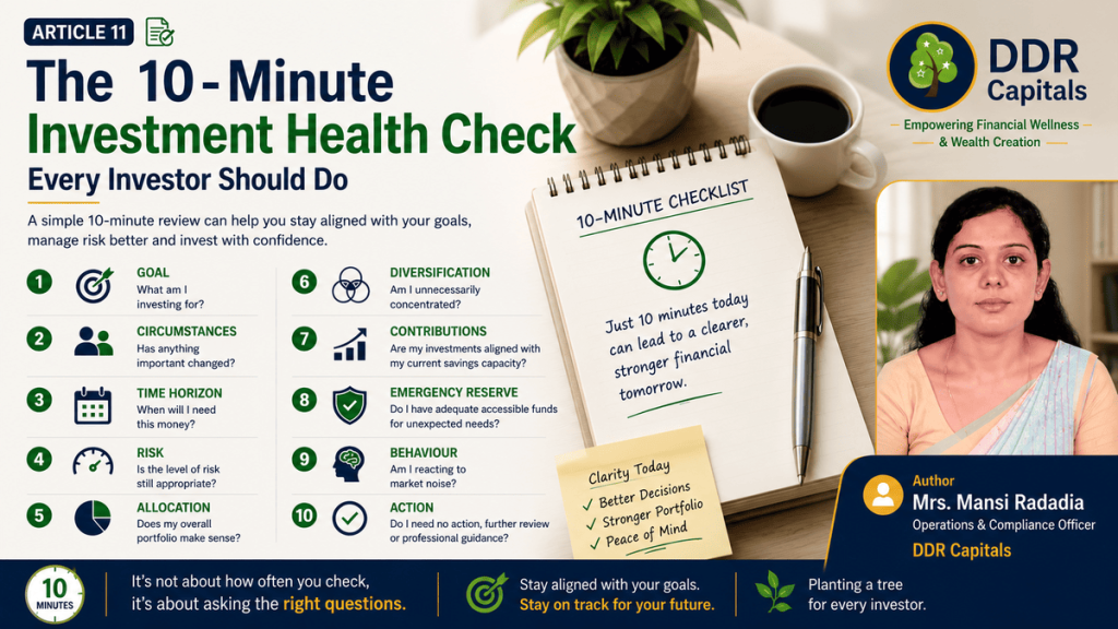Investment health check focused on reviewing decisions and taking appropriate action based on financial goals and circumstances