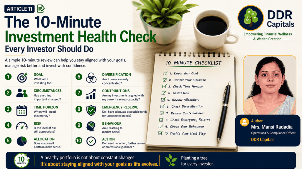 Investment health check focused on financial goals, changing circumstances and time horizon