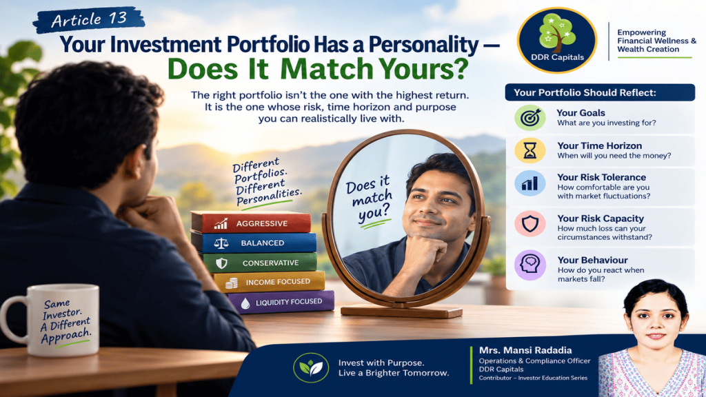 Investment portfolio aligned with personal goals, time horizon, risk tolerance, risk capacity and behaviour